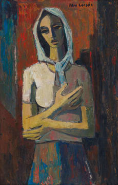 Maurice van Essche; Woman with Arms Folded