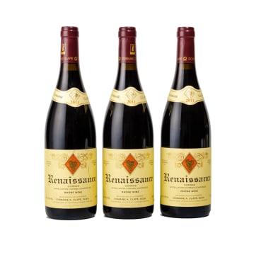 Auguste Clape; Cornas Renaissance; 2011; 3 (1 x 3); 750ml