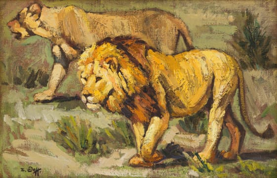 Zakkie Eloff; Lion and Lioness