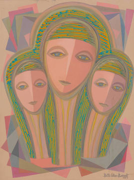 Bettie Cilliers-Barnard; Drie Susters (Three Sisters)
