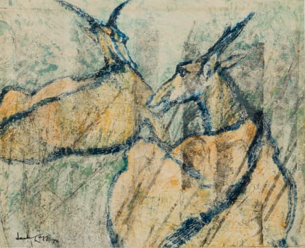 Jack Lugg; Two Eland at Rest