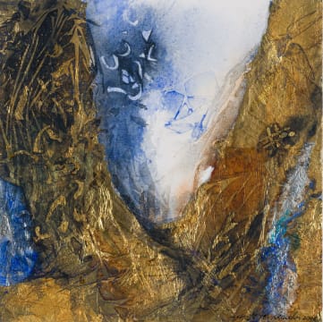 Lynette ten Krooden; Abstract Composition with Gold