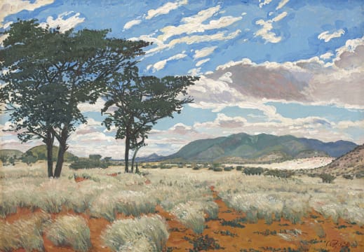Adolph Jentsch; The Farm Kleepforte, Near Windhoek