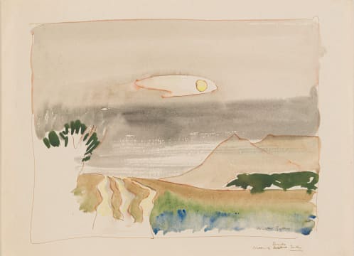 Walter Battiss; Moon and Basotho Paths