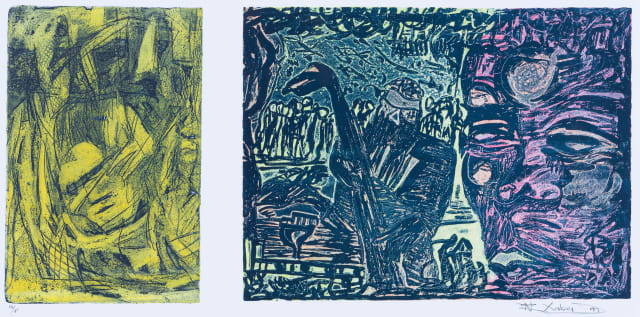 Nhlanhla Xaba; Abstract Composition with Portrait