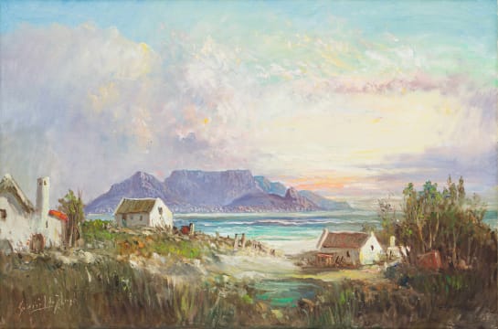 Gabriel de Jongh; View of Table Mountain