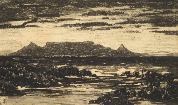 Nita Spilhaus; Table Mountain from Blouberg