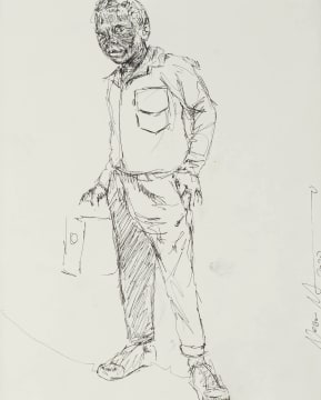 Nelson Makamo; Student with a Briefcase