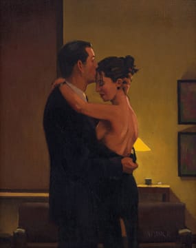 Jack Vettriano; Betrayal - No Turning Back (Study)