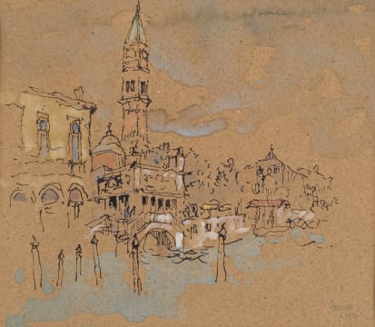 Gregoire Boonzaier; Near St Marks Square