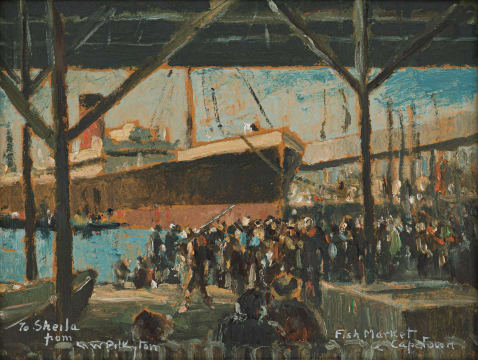 George William Pilkington; Fish Market, Cape Town