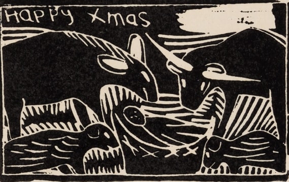 John Muafangejo; Happy Xmas