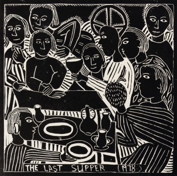 John Muafangejo; The Last Supper