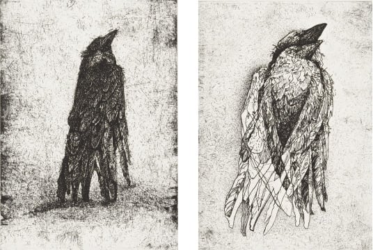 Rina Stutzer; G(raven) I and V, two
