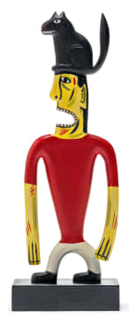 Norman Catherine; Figure with Cat on Head