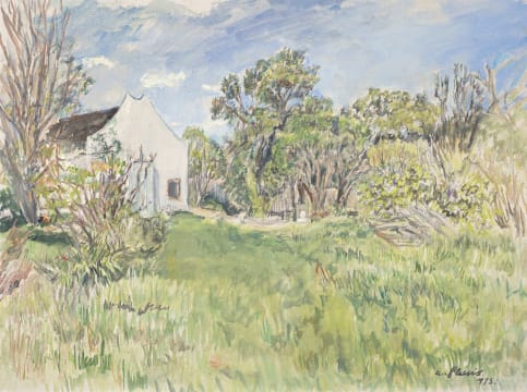 Enslin du Plessis; Cottage in a Garden