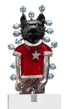 Diana Hyslop; Dog Star, brooch (or Pendant)
