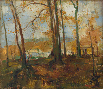 Pieter Wenning; Trees and Cottages