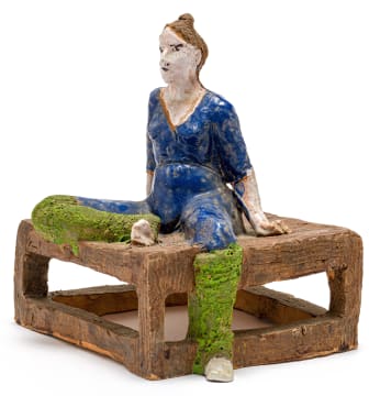 Hylton Nel; Seated Woman