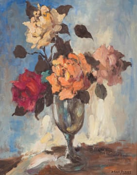Alexander Rose-Innes; Roses in a Wine Glass