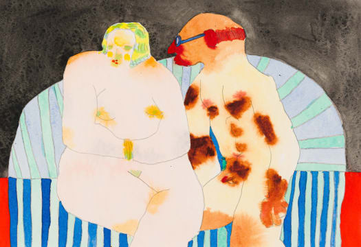 Robert Hodgins; Two Nudes
