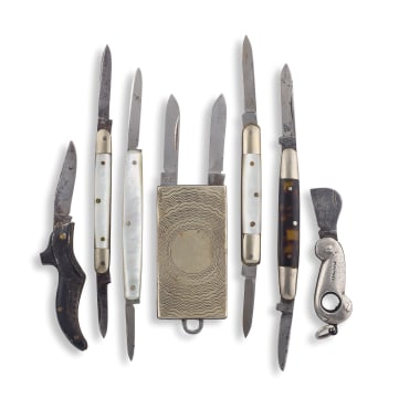 A composite pen knife, late 19th century