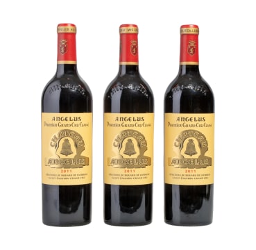 Angélus; Saint-Émilion; 2011; 3 (1 x 3); 750ml