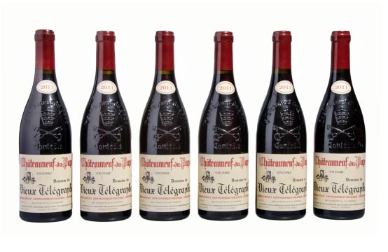 Vieux Télégraphe; Châteauneuf-du-Pape; 2011; 6 (1 x 6); 750ml