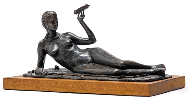 Angus Taylor; Reclining Nude