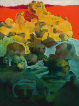 Robert Hodgins; Untitled (Crowd Scene)