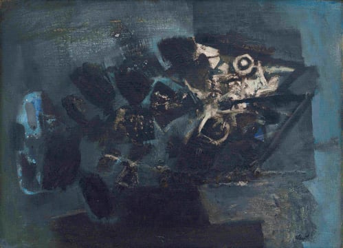 Antoni Clavé; Peix Blau (Blue Fish)