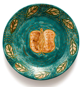 Matumbo Nduve; Butterfly Plate