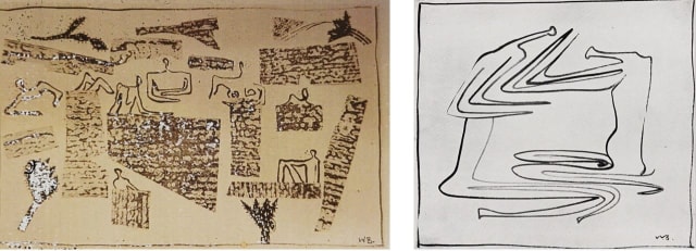 Walter Battiss; Figures in the Sand; Animated Conversation, two