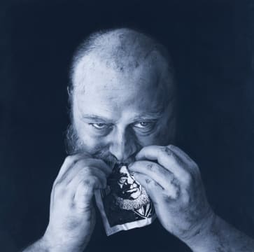 Henk Serfontein; Purging Paul Kruger (Pierneef Deconstructed) I