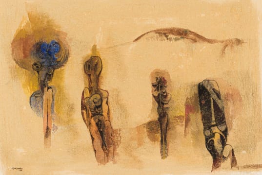 Cecil Skotnes; Figures in a Landscape