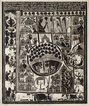John Muafangejo; Muafengejo's Kraal