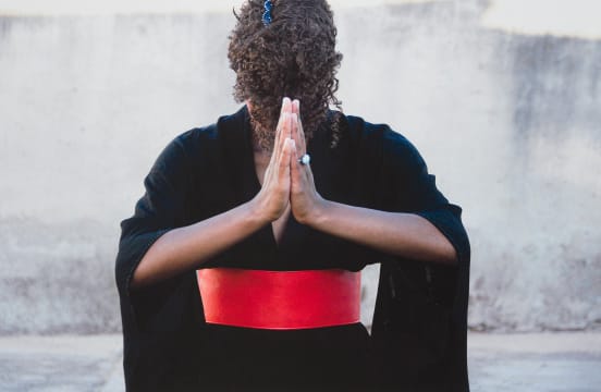 Nontsikelelo Veleko; Figure in Prayer Pose