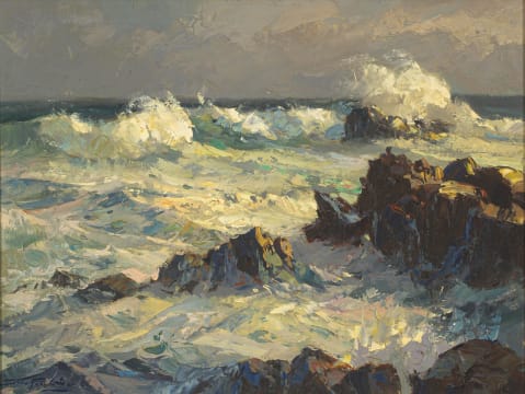 Dino Paravano; Sea and Rocks, Hangklip, Cape