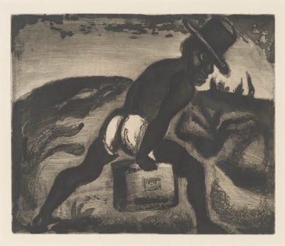 Georges Rouault; Le Noir Libéré, from Les Réincarnations du Père Ubu