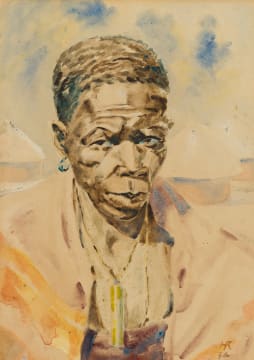 Unknown Artist; Portrait of a Sangoma
