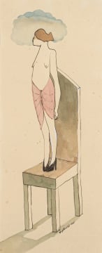 Hylton Nel; Girl Standing on a Chair