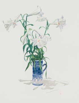 David Hall-Green; St Joseph Lilies in a Jug