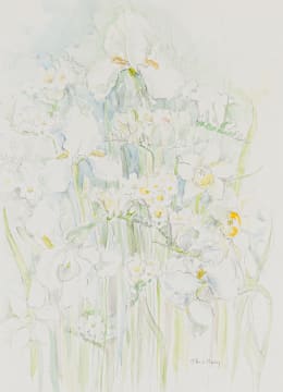 Erica Berry; Irises and Daffodils