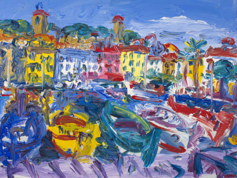 Gerhard Batha; Boats in the Dock