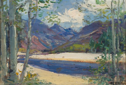 Hugo Naudé; River and Mountains, Ceres