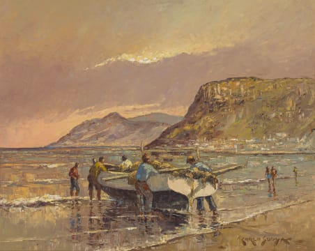 Carlo Sdoya; Trek Net Fishermen, False Bay