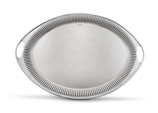 A Victorian silver two-handled tray, Atkins Brothers, Sheffield, 1900 retailed by Penlington & Batty, Liverpool