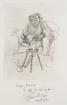 Margaret Maskew; Uys Krige; Studies of Uys Krige; Portrait of Uys Krige book, three