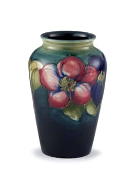 A Walter Moorcroft 'Clematis' vase, 1953-1978