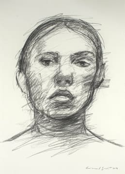 Lionel Smit; Portrait of a Young Woman